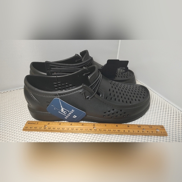 George Men’s Size 12 EVA Perforated Loafers Black NWT main image 4